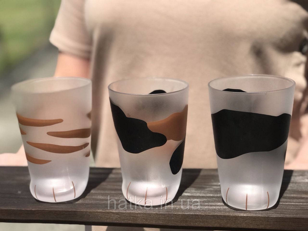 Склянка-хайбол високий для напоїв OLens "Лапка" 250 мл у формі лапки Київ - фото 9