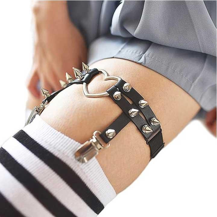 Гартер на 2 ноги з підв'язками для панчіх, шимами та сердечком 2 шт. Вінниця - фото 8