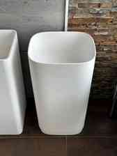 Раковина  Relax Design Bonzo Free wolnostojąca 48x42 z korkiem white matt BONZOFREE48LX01MATT WYPRZEDAŻ Киев