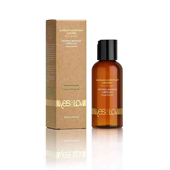 Масажна олія YESforLOV NATURAL MASSAGE LUBRICANT Orange blossom 100 мл Sex Aura Київ