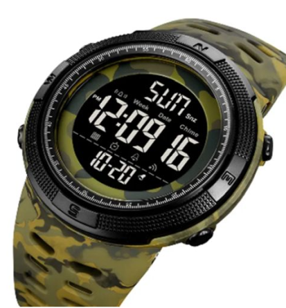 Годинник наручний SKMEI 2070CMGNBK, ARMY GREEN CAMO-BLACK, 9785 Дніпро