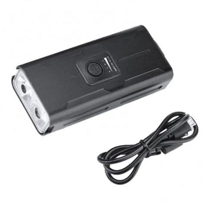 Велоліхтар XBL BK-04Pro-2T6 ALUMINUM індикація заряду Waterproof Бровари - фото 3