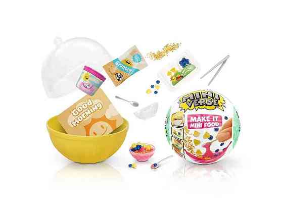 Набор игровой Mini Food 3 Создай кафе, ассорти 505396 ТМ MINIVERSE Киев