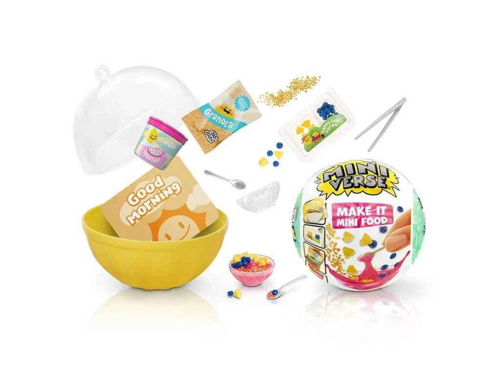 Набір ігровий Mini Food 3 Створи кафе, асорті 505396 ТМ MINIVERSE Київ - фото 1
