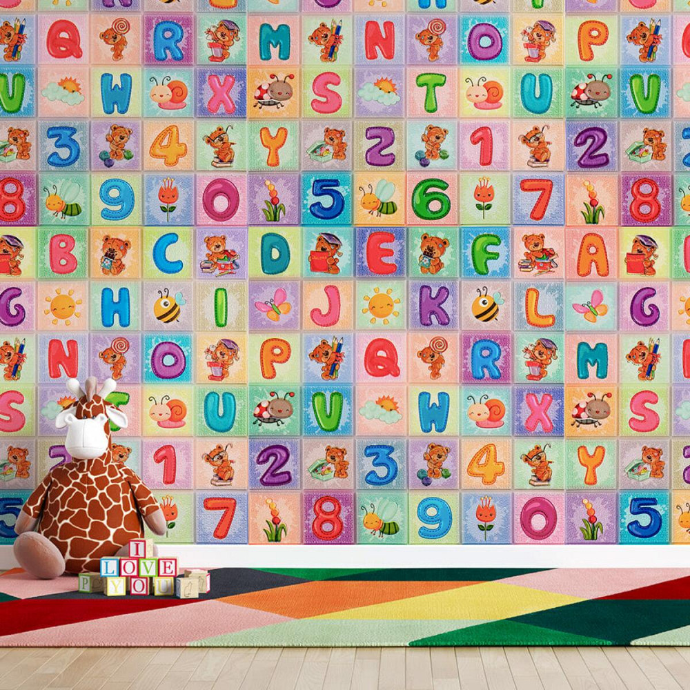 Набор панелей стеновых 3D 700х1400х4мм Алфавит (2шт) SW-00002352 Киев - изображение 10