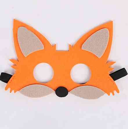 Детская маска на лицо Лисичка one size оранжевый Киев