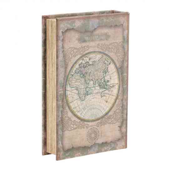 Книга-тайник сейф "Карта древнего мира" для денег и ценностей, 26 см Вінниця