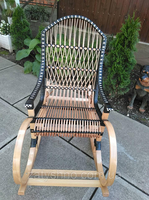Качалка плетеная черная Киев - изображение 2