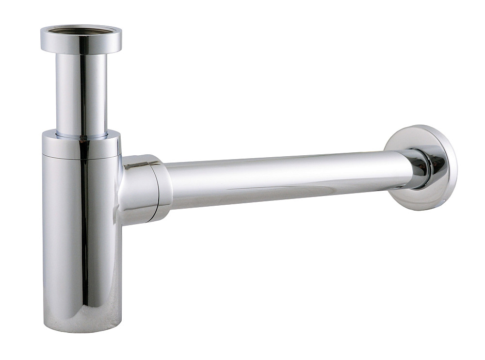 Сифон для раковин циліндричний Globus Lux GSB-32-125-00 1 1/4 ″, хром, латунь Луцьк - фото 2