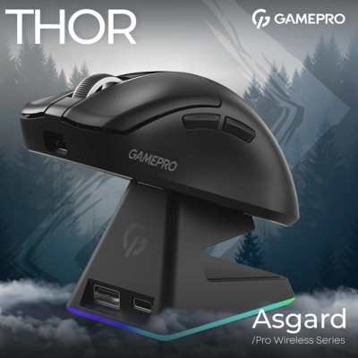 Мышка GamePro Asgard Thor Wireless/Bluetooth/USB Black (GM023B) Винница - изображение 11