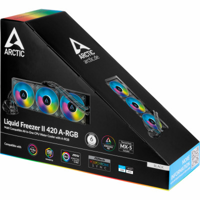 Система жидкостного охлаждения Arctic Liquid Freezer II 420 A-RGB (ACFRE00109A) Винница - изображение 7