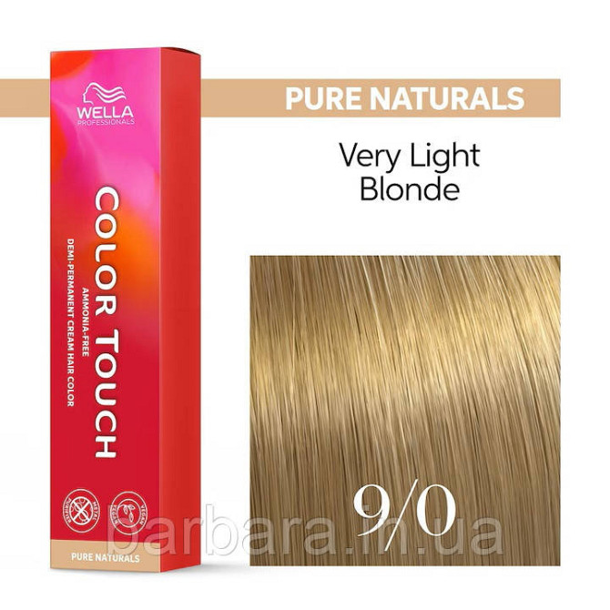 9/0 Краска для волос Wella Color Touch NEW-2024 Київ - фото 1