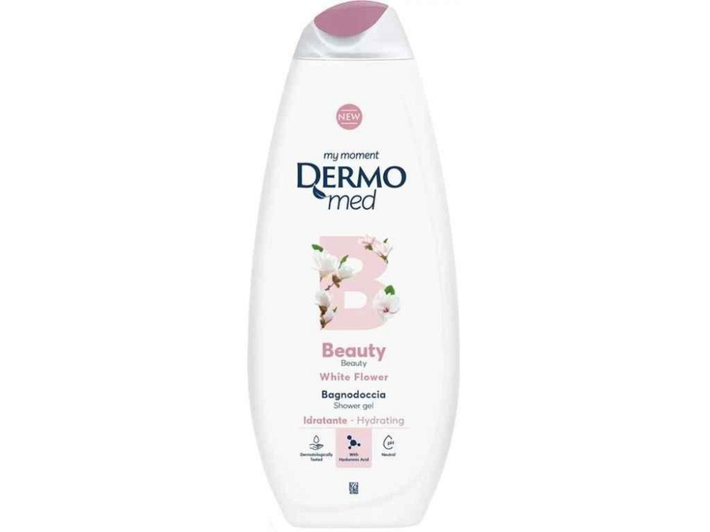Гель для душу 750мл White Flower Beauty ТМ DERMOMED Киев - изображение 1
