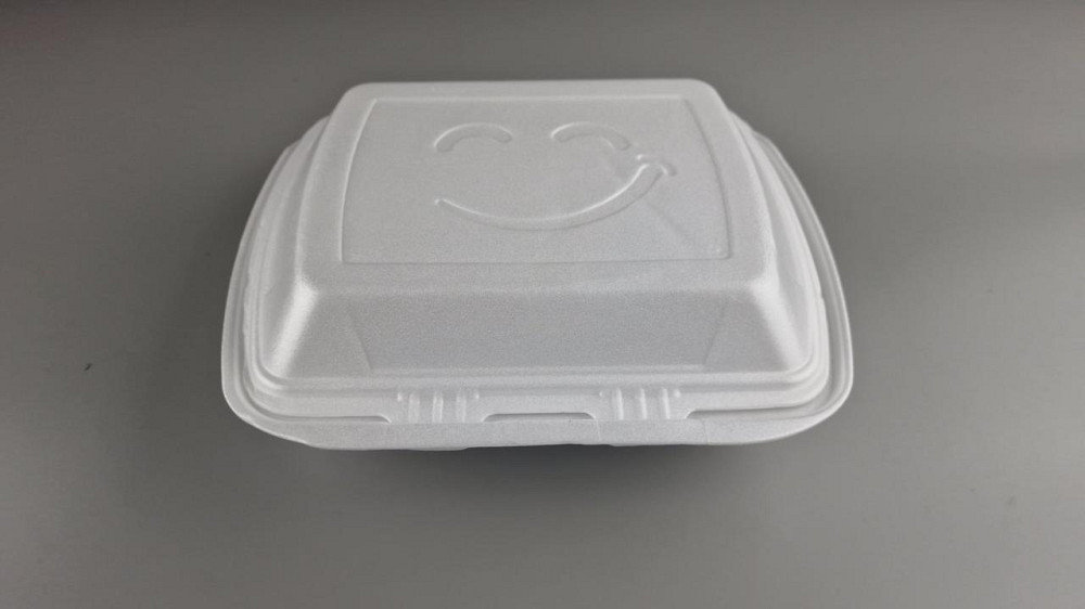 Ланчбокс зі спіненого полістиролу з кришкою (390*242*74) білий МВ-1 (150 шт.) Харків - фото 1