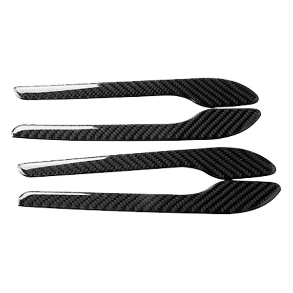 Захисні наліпки на автомобільні ручки Aim Carbon Fiber Anti-scratch (для Tesla Model 3, Y, Карбон, 4шт) Николаев - изображение 2