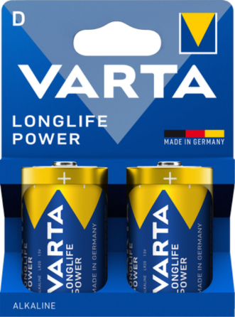 Батарейка бочка VARTA LONGLIFE POWER D 1.5V блістер 2 шт Рівне