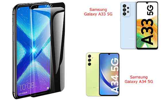 Защитное стекло NeoGlass для Samsung Galaxy A33 5G, Galaxy A34 5G – ультрапрозрачное и устойчивое Киев