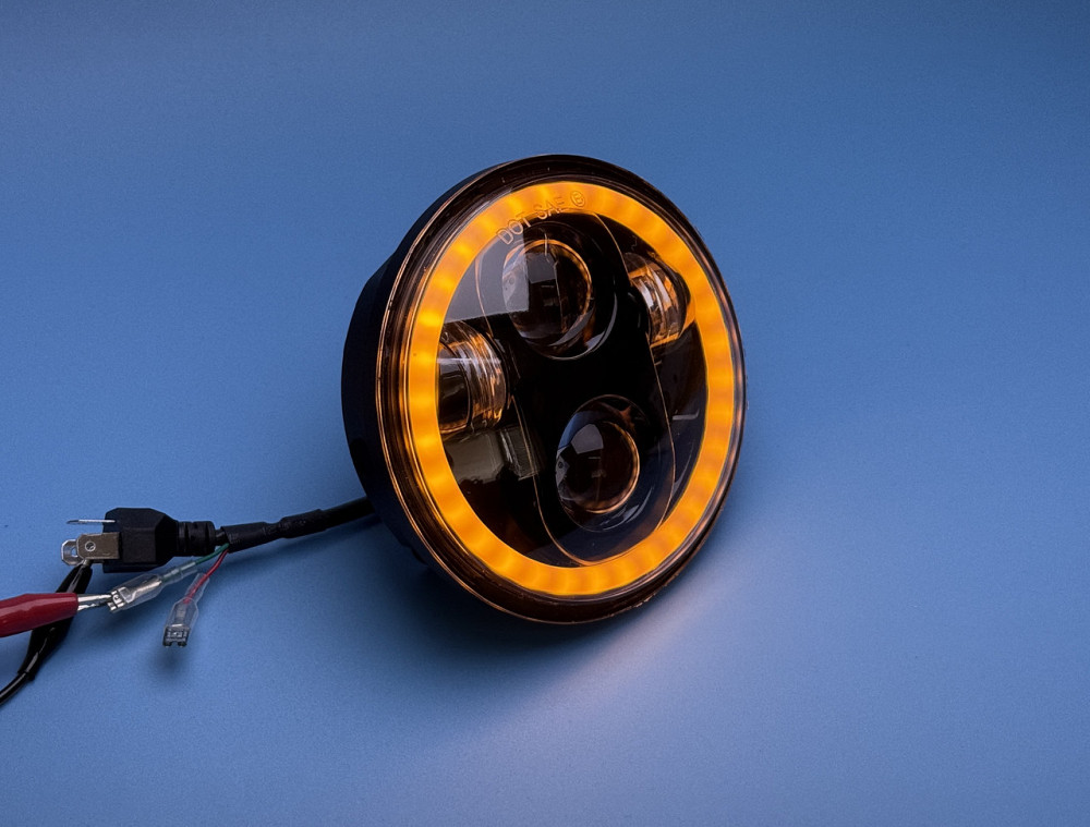 Фара для ВАЗ 2103 2106 12-24V светодиодная фара 2103 2106 5,75 inch Харків - фото 2