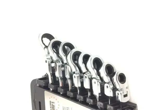 Набір ключів Euro Craft — ріжково-гайкові, 8 предметів, універсальні Львів