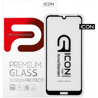 Скло захисне Armorstandart Icon Huawei Y6 2019 Black (ARM55986-GIC-BK) Вінниця - фото 1