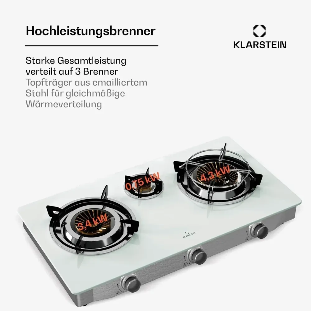 Газова плита Klarstein Barzona 3 з Німеччини Дніпро - фото 4