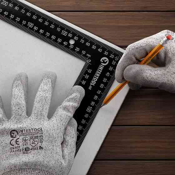 Угольник строительный, 600×400 мм INTERTOOL MT-2060 Киев