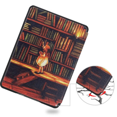 Чехол для электронной книги BeCover Smart Case Amazon Kindle Paperwhite 12th Gen. 2024 7" Library Girl (712856) Винница - изображение 7