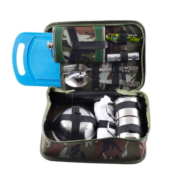 Туристичний набір F-1 (11 в 1) у кейсі Камуфляж Вінниця - фото 3