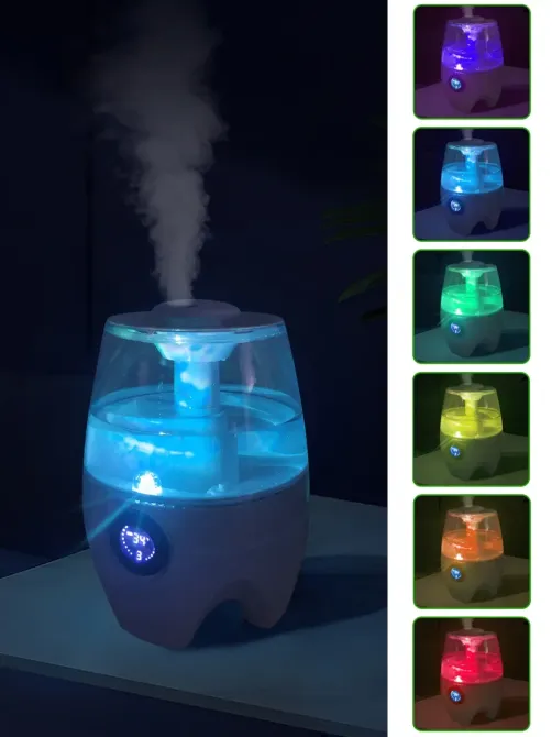 Бесшумный ультразвуковой мощный увлажнитель воздуха Doctor-101 Neptune на 4.5л с сенсорным дисплеем и пультом Днепр - изображение 6