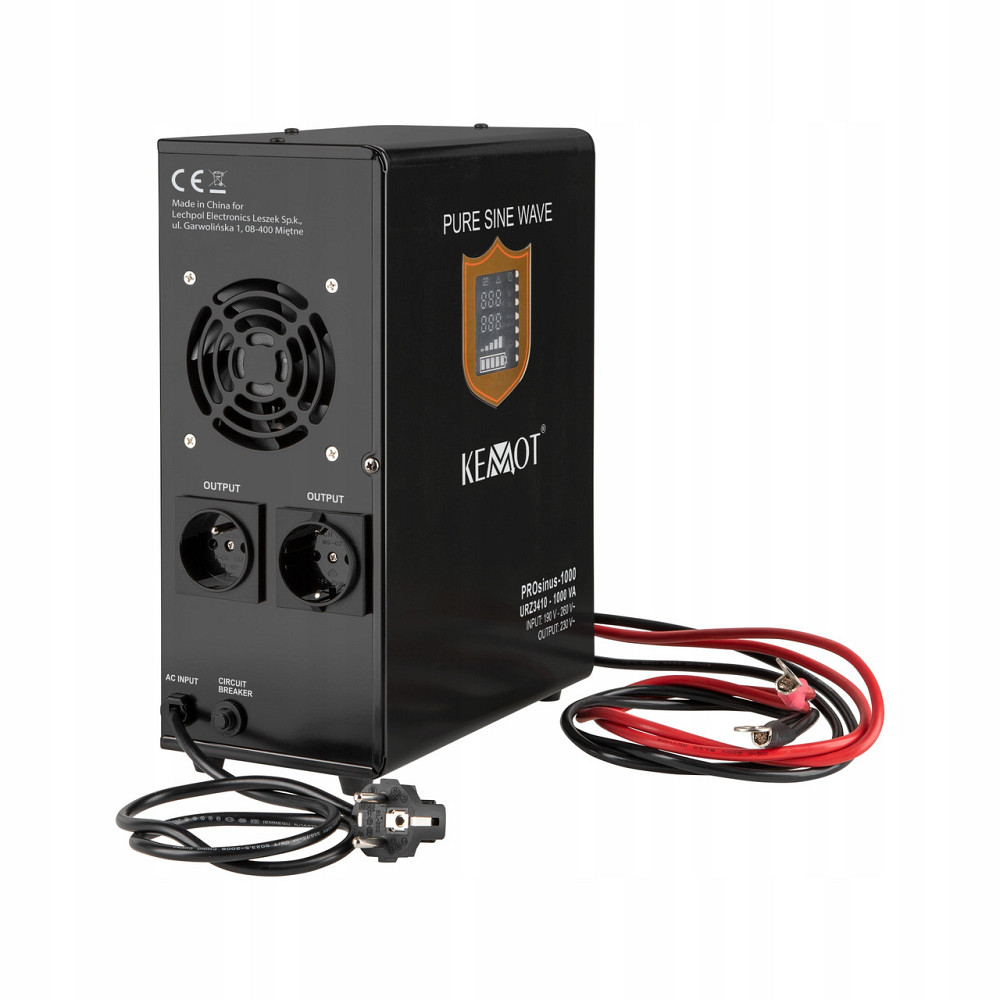 Источник бесперебойного питания Kemot URZ3410 1000VA ИБП с чистой синусоидой бесперебойник 700 Вт для котла насоса автоматики Тернополь - изображение 5