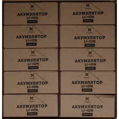 Аккумулятор для дрона Vinga Li-ion 6S3P 16500mAh коробка 10 шт. (JHY Li-Ion 21700 5500mAh) (V6S3P-10PCS-16500MAH) Винница