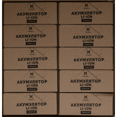 Аккумулятор для дрона Vinga Li-ion 6S3P 16500mAh коробка 10 шт. (JHY Li-Ion 21700 5500mAh) (V6S3P-10PCS-16500MAH) Винница - изображение 5