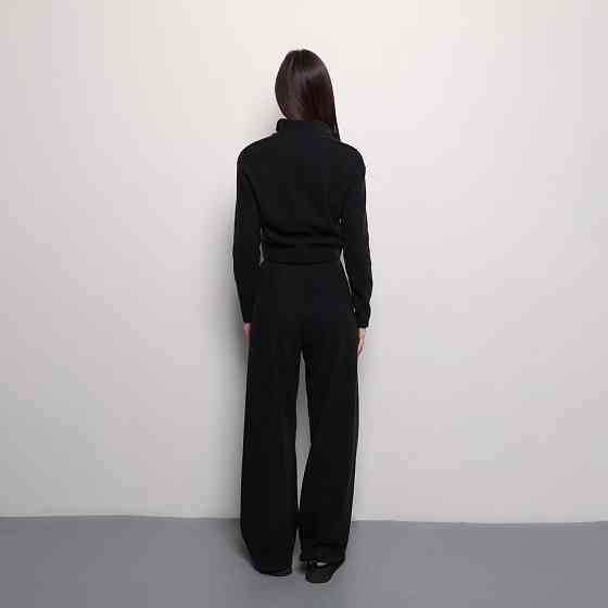 Женский повседневный костюм черный. Костюм женский Pobedov Twin черный. Киев