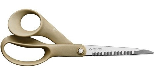 Кухонные Ножницы экологичные с зубчатыми краями 21 см Fiskars 
