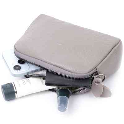 Сумка Vintage Из натуральной кожи Серая (22801) Винница