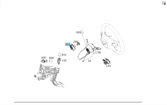 Mercedes-Benz  A2469051502 Замок запалювання + A1669056200 ключ запалювання USA CLA C117 GLA X156 A-class W176 B-class W242 B-class W246 Одеса