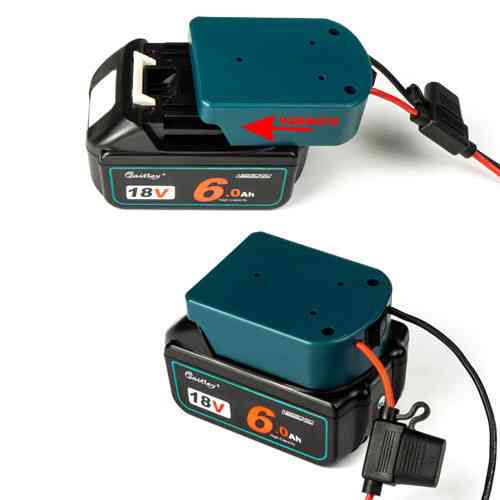 Адаптер живлення від акумулятора Makita 14/18В, 30А AWG14, перехідник MT-101 Київ