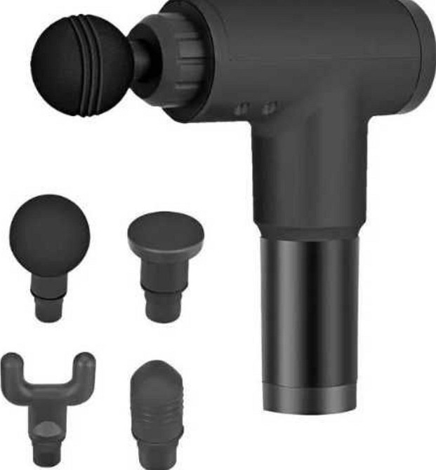 Ударний масажер пістолет Fascial Gun перкусійний акумуляторний Ручной. Харків - фото 2