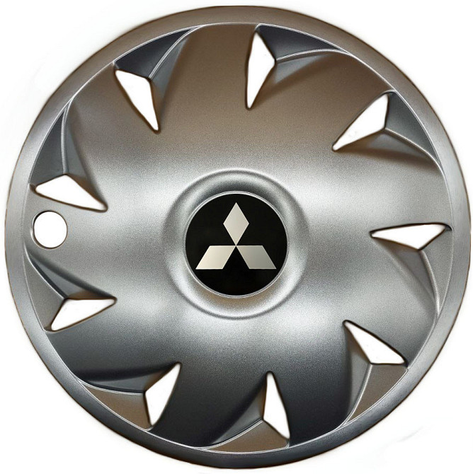 Автомобильные модельные колпаки R14 Mitsubishi 210 4шт, SJS, серебряные Киев - изображение 1