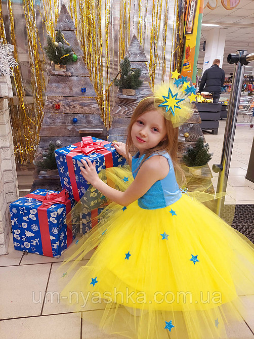 Детское нарядное платье со звездочками костюм Звездочки Кривой Рог - изображение 4