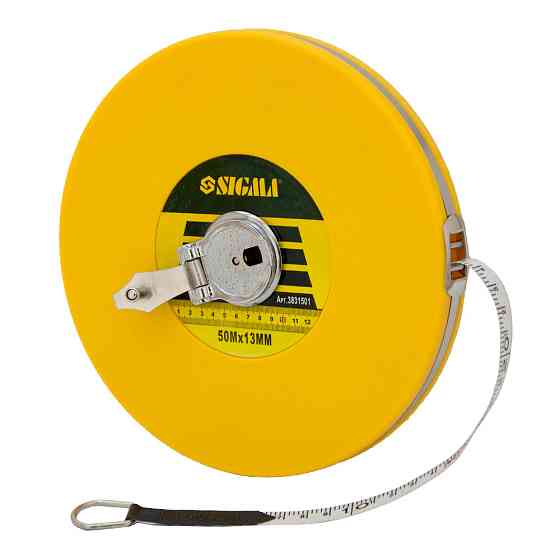 Sigma Рулетка стекловолокно 50м×13мм SIGMA (3831501) Київ