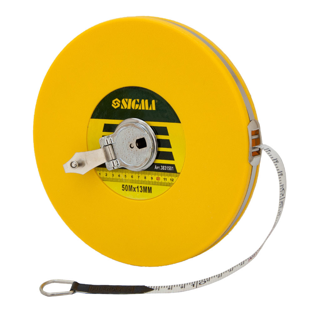 Sigma Рулетка стекловолокно 50м×13мм SIGMA (3831501) Київ - фото 4