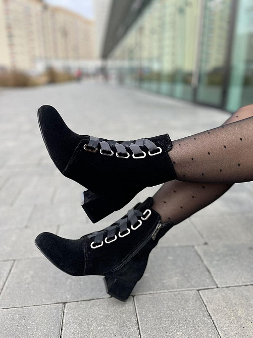 Nivelle Черевики жіночі NIVELLE чорні замша натуральна 38р. (5415/4030-4046) Коломия - фото 7