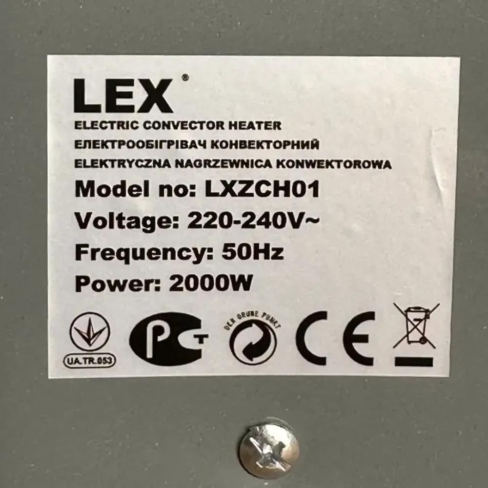 Обогреватель LEX LXZCH01F – конвекторный, 2000 Вт, быстрый и эффективный нагрев, турбовентилятор Львов - изображение 9