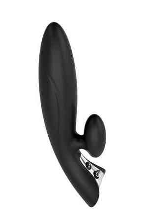 Вібромасажер кролик Dream toys Midnight Magic Thrilling, чорний Sex Aura Київ