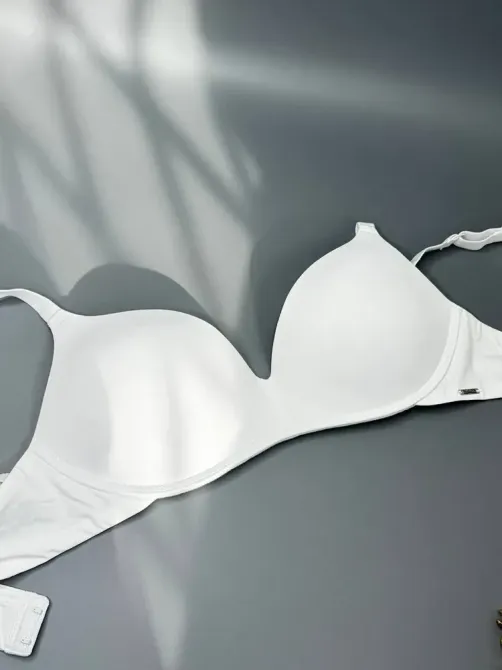 Бюстгальтер Balaloum без кісточок з пушапом білий Balaloum 9442 85C Київ - фото 7