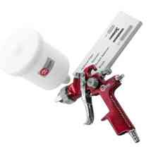 Пистолет покрасочный HVLP d-1.4 с верх. пласт. бачком 600мл RED PROF Мукачево