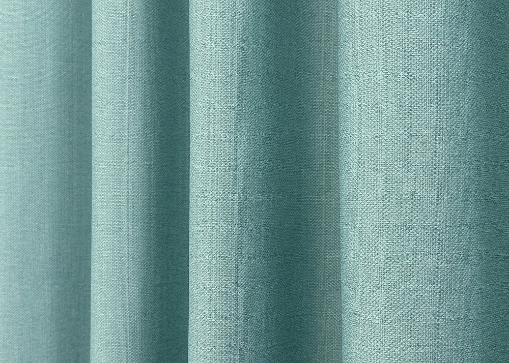 Комплект готовых штор VR-Textil Шенилл однотонный № 1697ш Светло-бирюзовый 100х270 см 2 шт (31-773) Киев - изображение 7