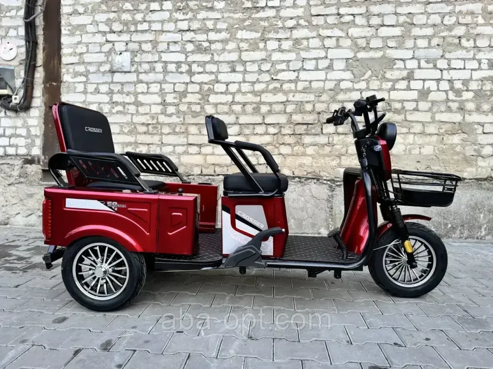 Електротрицикл з кузовом CROSSER TR-5 1000W-72V-24Ah шини 10"/10" купити дешево в Україні Одеса - фото 9