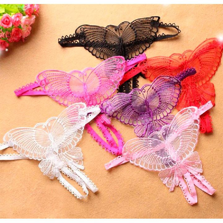 Стринги бабочка - Белый - XS/S/M– Эротическое бельё Винница - изображение 2